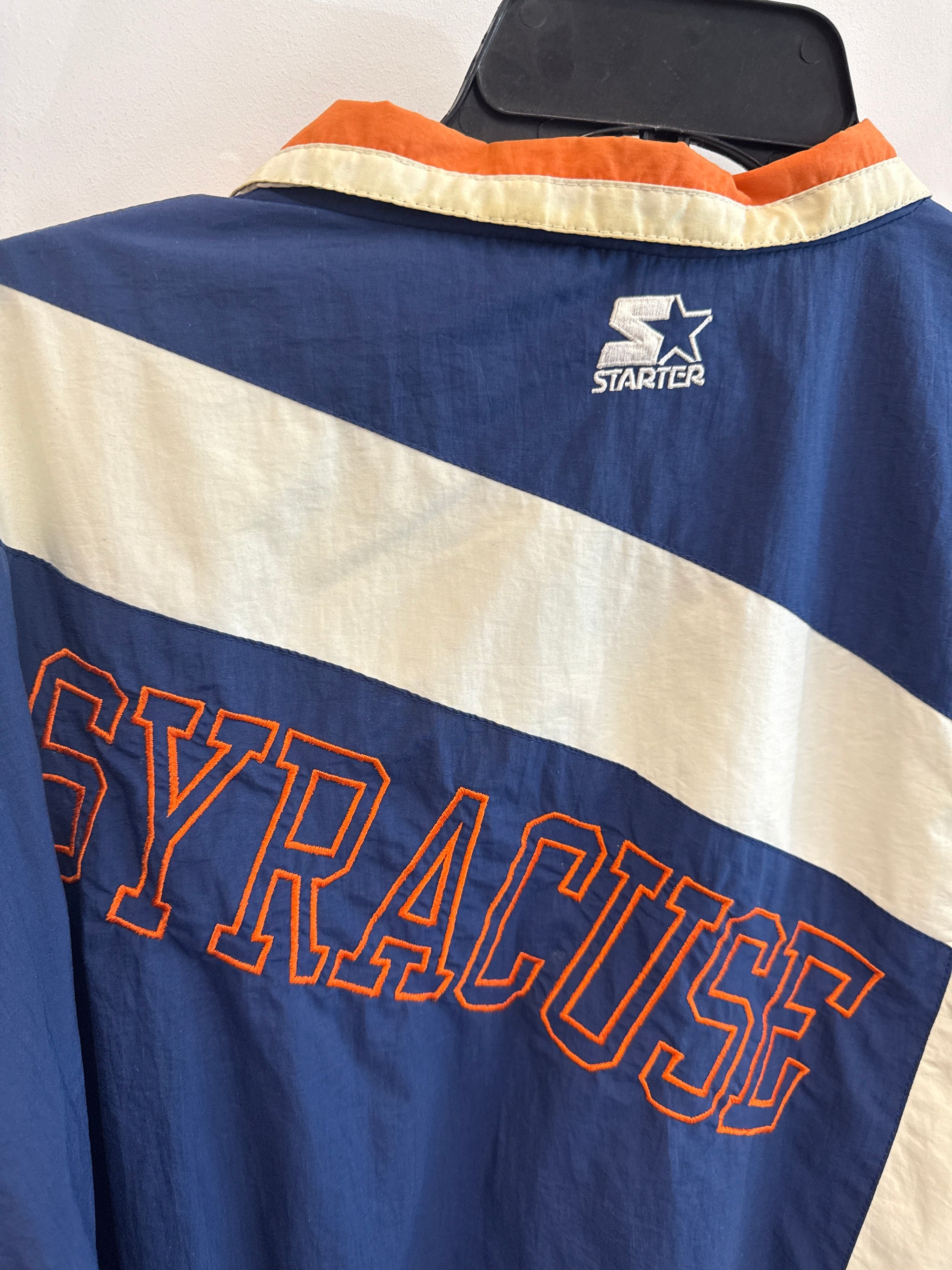 Vintage Starter Brand Syracuse University Windbreaker Jacket XL 
