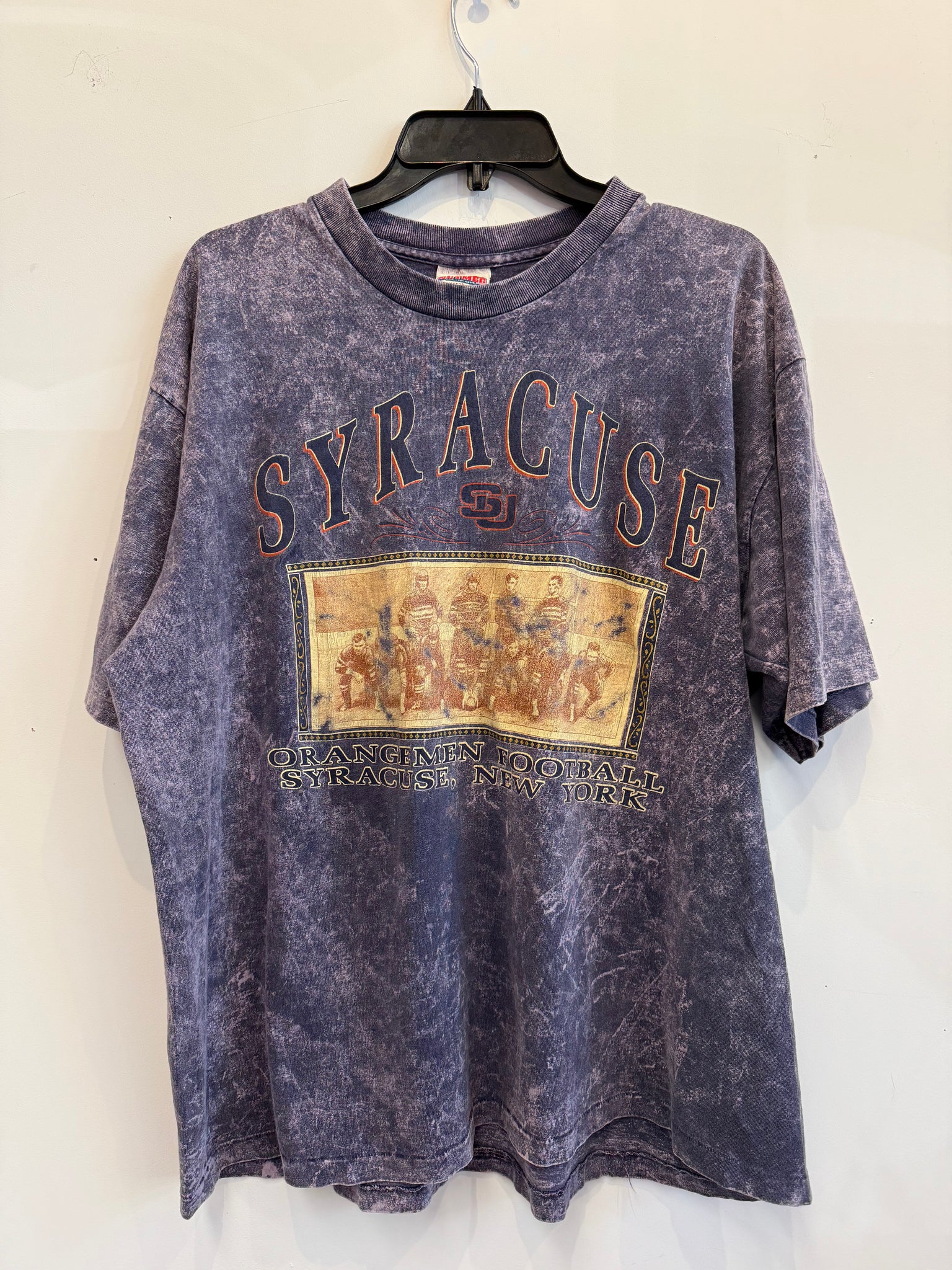 Vintage Syracuse Purplish Washed T Shirt XL TS592