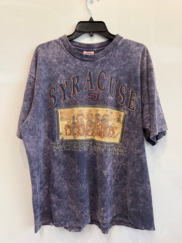 Vintage Syracuse Purplish Washed T Shirt XL TS592