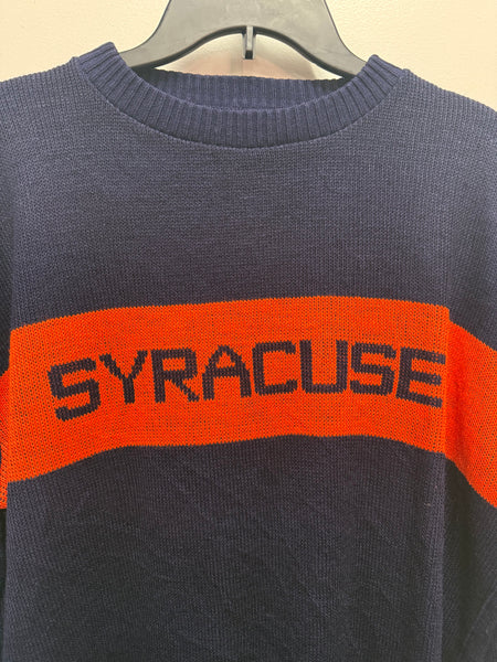 Vtg SU Knit Sweater Navy L/XL SS1242