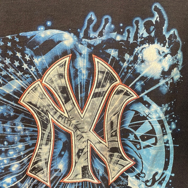 Vintage Yankees Fireworks T Shirt Large Y30