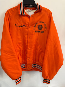 Vintage Syracuse University Marching Band Bomber Jacket Medium J320