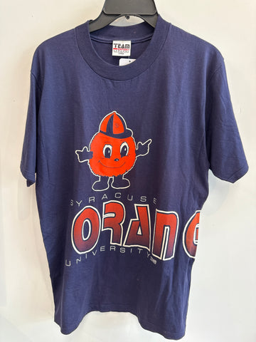 Vintage Wrap Around Syracuse Orangemen T Shirt with Otto Large TS544