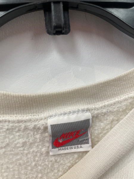 Vintage White Nike Syracuse Sweatshirt Medium SS1040