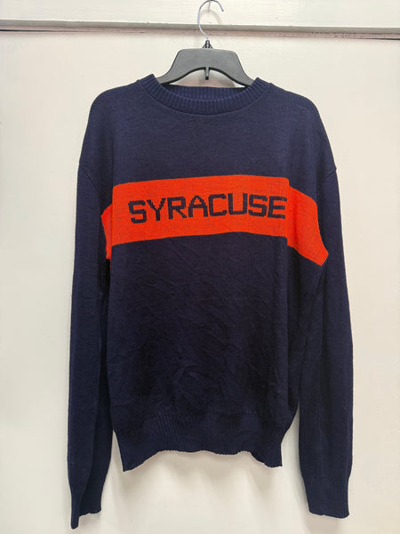 Vtg SU Knit Sweater Navy L/XL SS1242