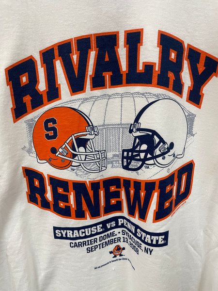 Vintage Syracuse Football vs Penn State T Shirt Large TS472