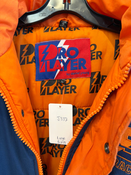 Vintage Syracuse University Full Zip Pro Player Tape Jacket Large J337