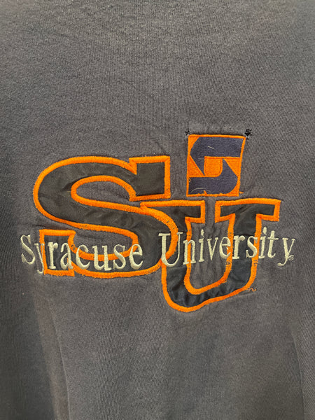 Vintage Syracuse Ringer Navy Blue Sweatshirt XXL SS1024