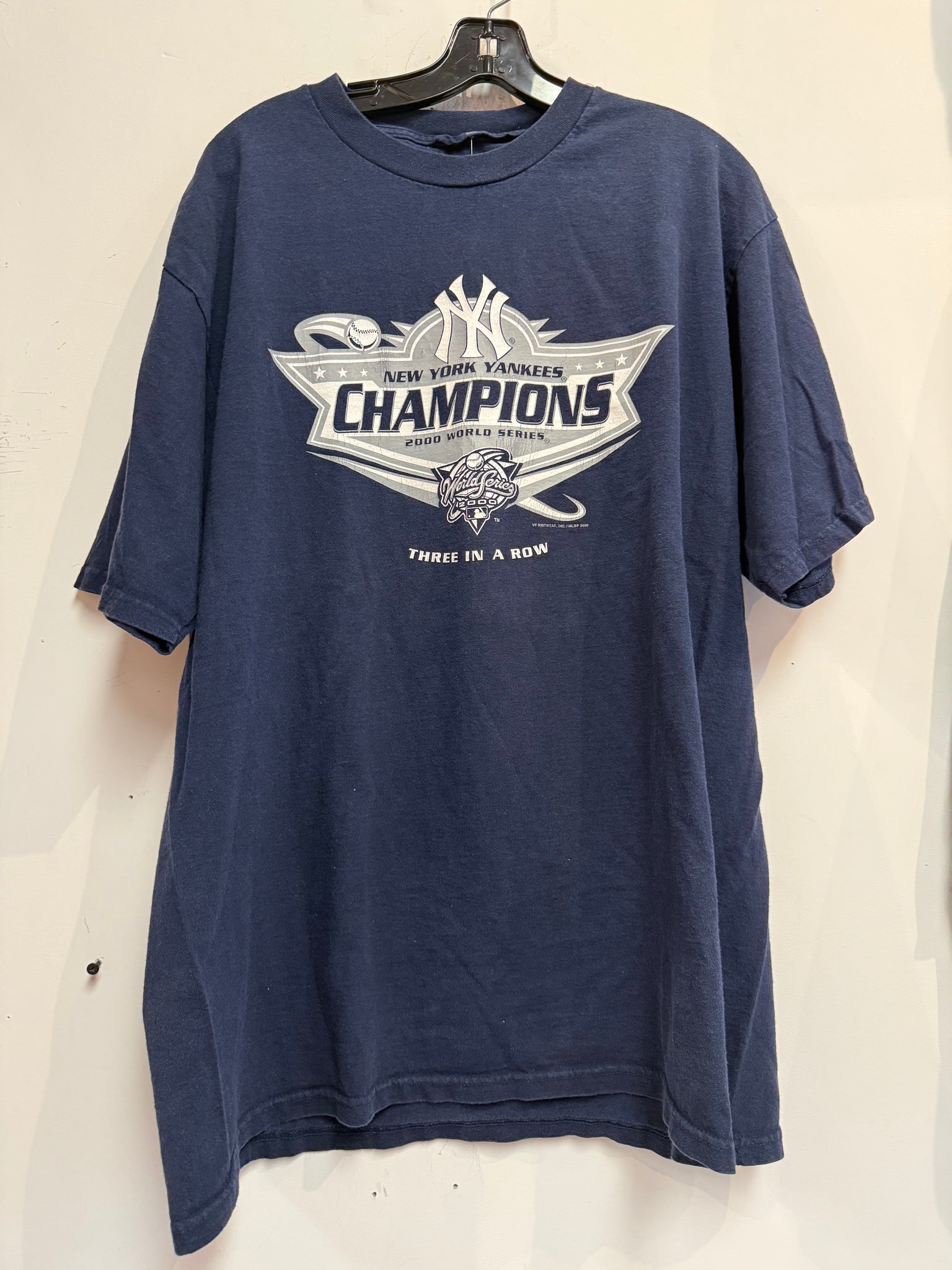 Vintage 2000 World Series Champions Yankees T Shirt XL Y51