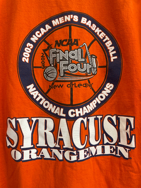 Vintage Syracuse Basketball 2003 Champs T Shirt 2XL TS522