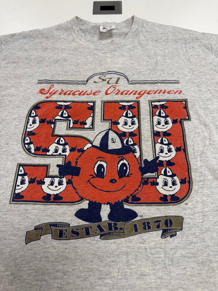 SU Orangemen Otto Estab. 1870 S/S T-Shirt Heather L USA TS655