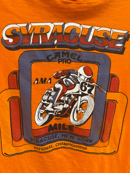 Vintage 1983 Syracuse Dirtbike Camel Pro Mile T Shirt M/L TS564