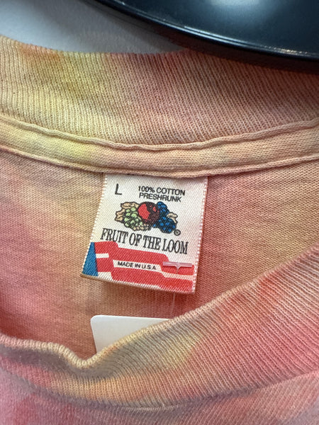 Vintage Tie Dye Syracuse Basketball Big East T Shirt Med TS580