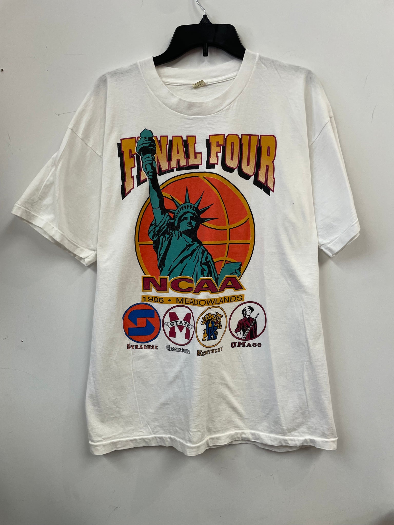 Vintage Syracuse Basketball 1996 Final 4 T Shirt L/XL TS433