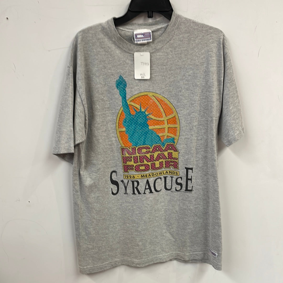 Vtg M/L Gray Syracuse Final Four T-shirt - TS447