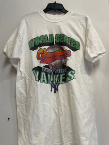 Vintage NY Yankees ‘99 World Series Champions T-Shirt White XL TS941