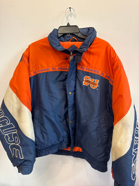 Vintage Syracuse University Full Zip Winter Jacket Large J441