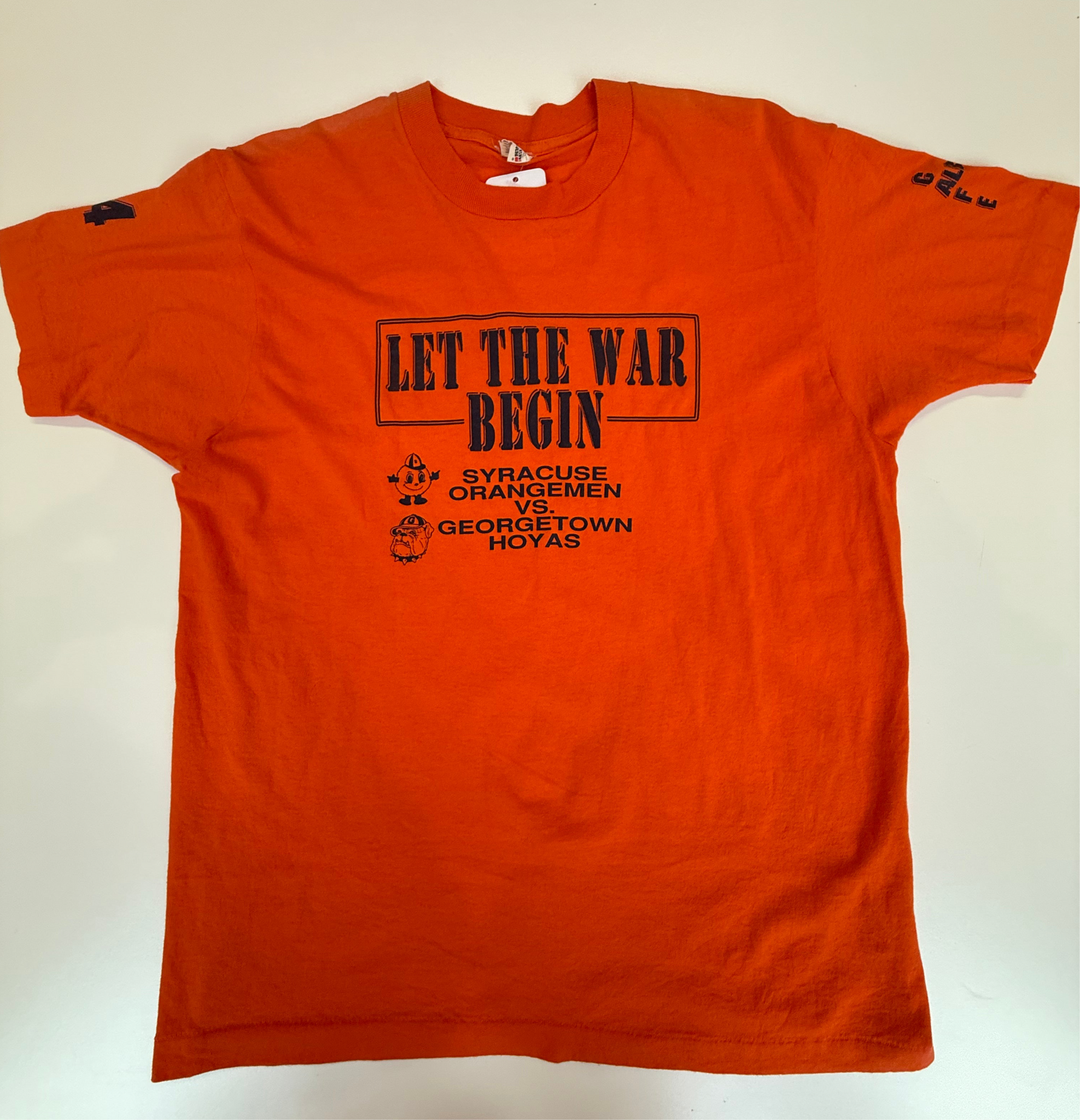 Vintage Syracuse Georgetown T Shirt Large TS530
