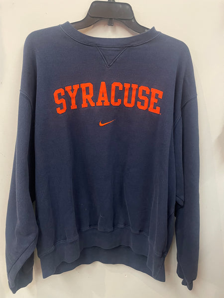 Vintage Syracuse Nike Navy Blue Sweatshirt L SS1043