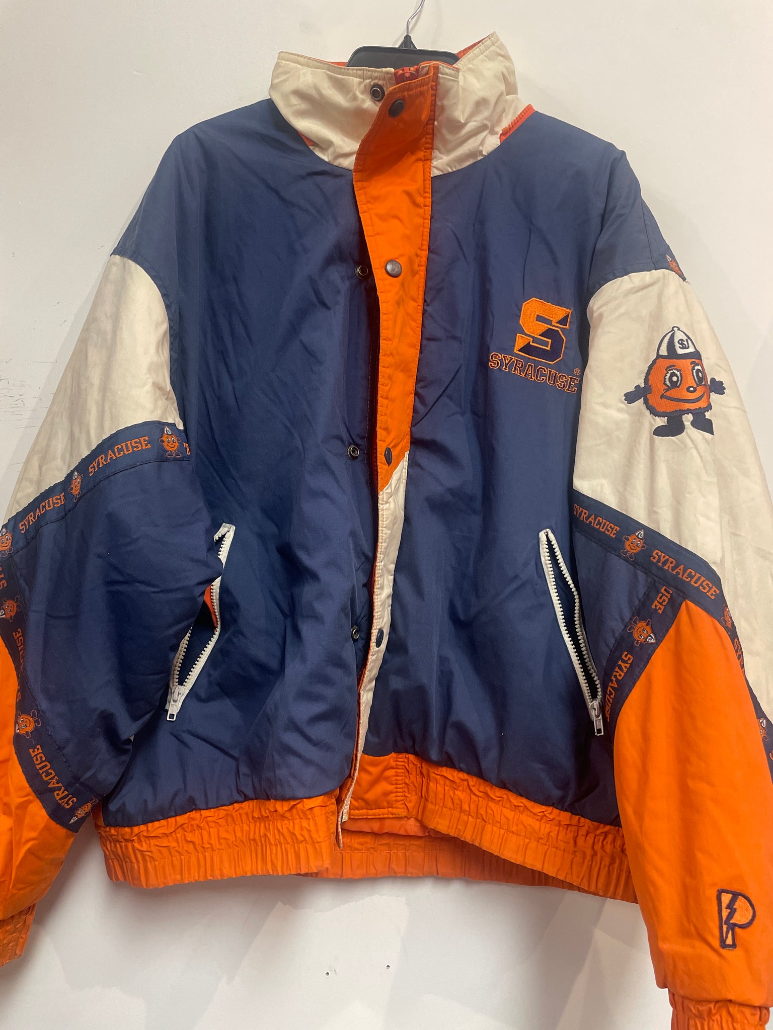 Vintage Syracuse Tape Jacket Large J288