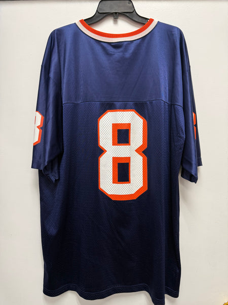 Vtg '90's Nike SU Number #8 Harrison Football Jersey Navy XL J342