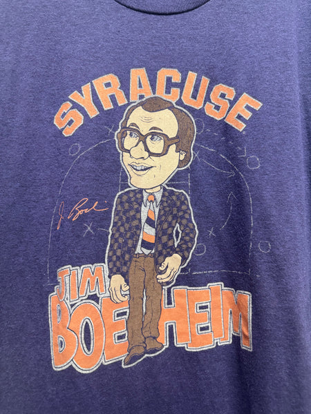 2000s Syracuse University basketball Jim boeheim shirt size large ts799