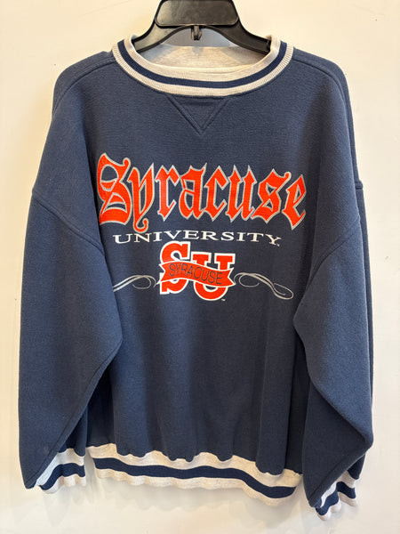 Vintage Syracuse Ringer Sweatshirt w/ Gothic Lettering XL SS1226