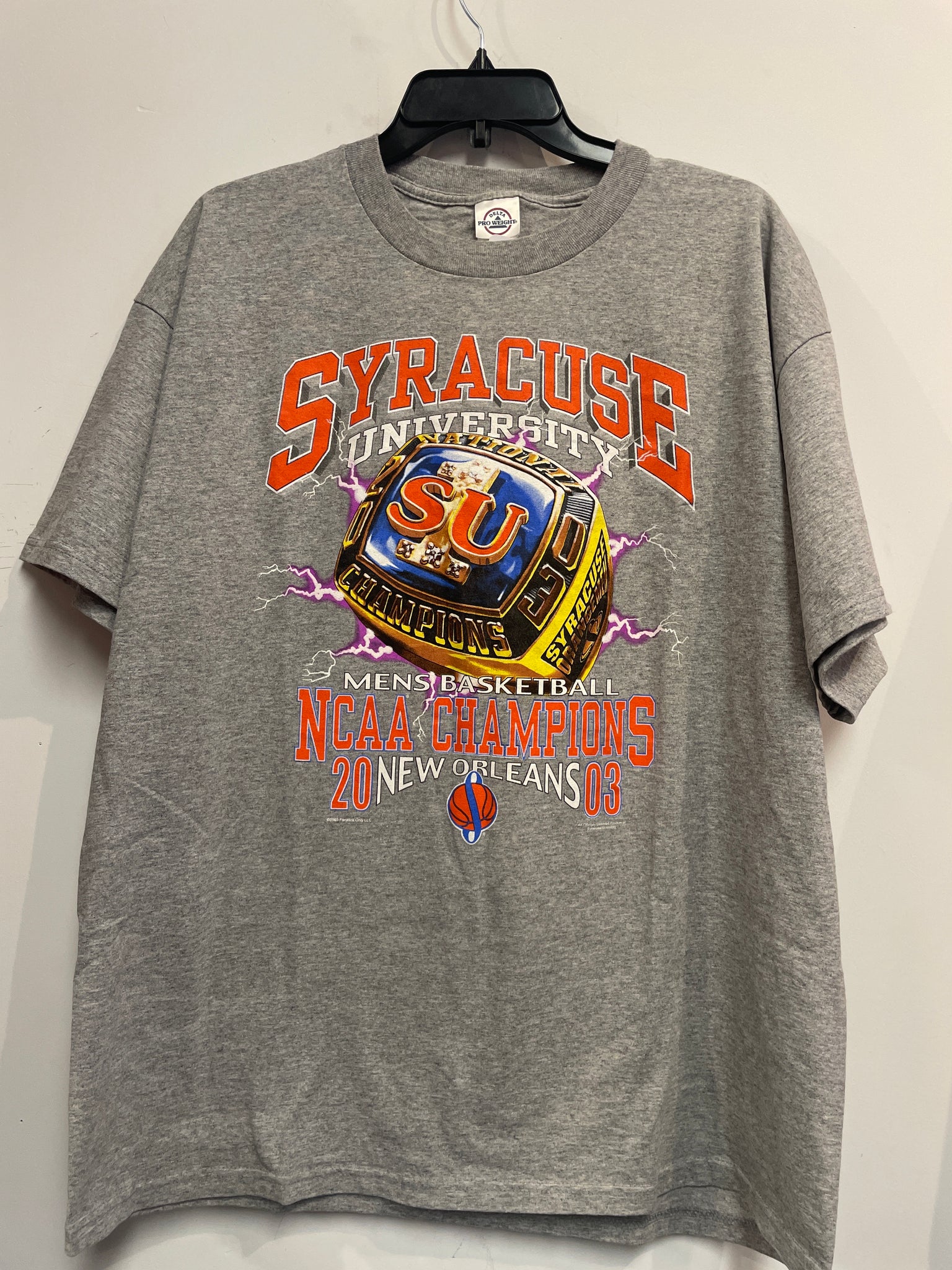 2003 Syracuse University NCAA Champions "Ring" T Shirt