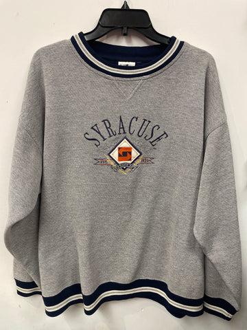 Vintage Syracuse Gray Ringer Sweatshirt size XL SS1014