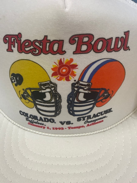 Vintage White Fiesta Bowl Trucker Hat