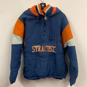 Vintage Syracuse Starter Puffer Jacket w/ Hood Small J223