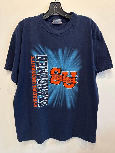 SU Orangemen Banner Logo T-Shirt Navy L TS626