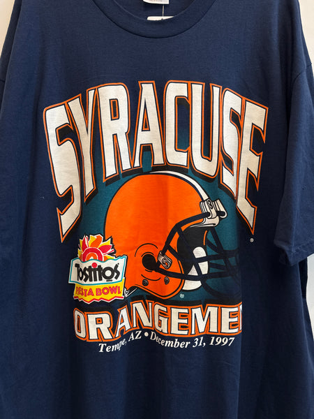 1997 Syracuse Orangemen Fiesta Bowl Tshirt 2XL TS618