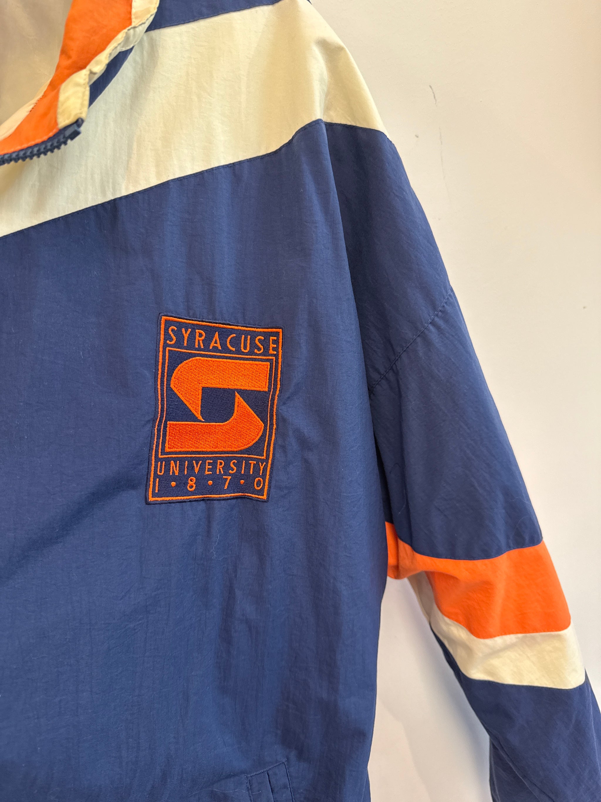 Vintage Starter Brand Syracuse University Windbreaker Jacket XL 