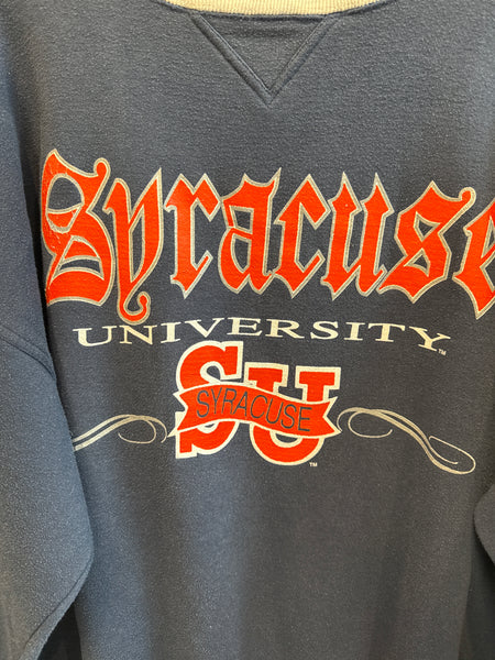 Vintage Syracuse Ringer Sweatshirt w/ Gothic Lettering XL SS1226