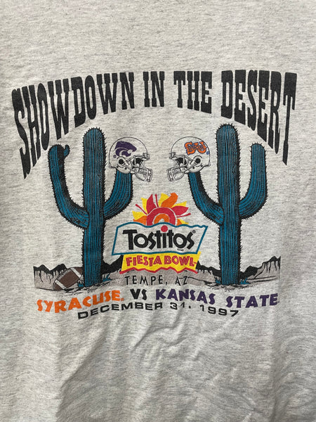 Showdown Syracuse vs Kansas State Tee Shirt L TS489