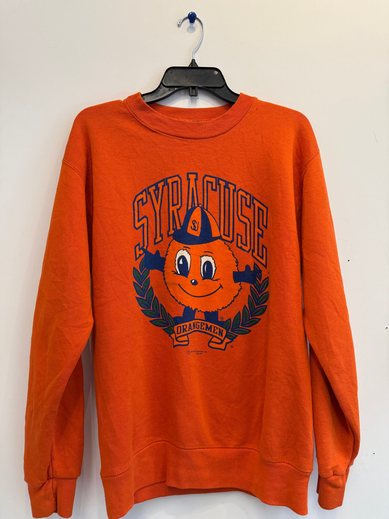 Vintage Syracuse Double-Sided Sweatshirt w/Otto Large SS1159