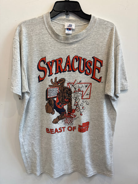 Vintage Syracuse Beast of the Big East T Shirt XL TS626