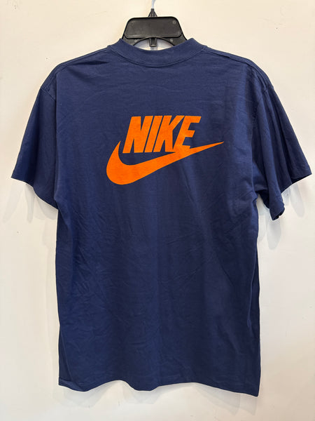 Syracuse Basketball Camp Nike Gray Tag T-Shirt Navy L USA TS267