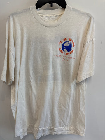 Vintage 1996 Syracuse University Senior Celebration T Shirt L/XL TS545