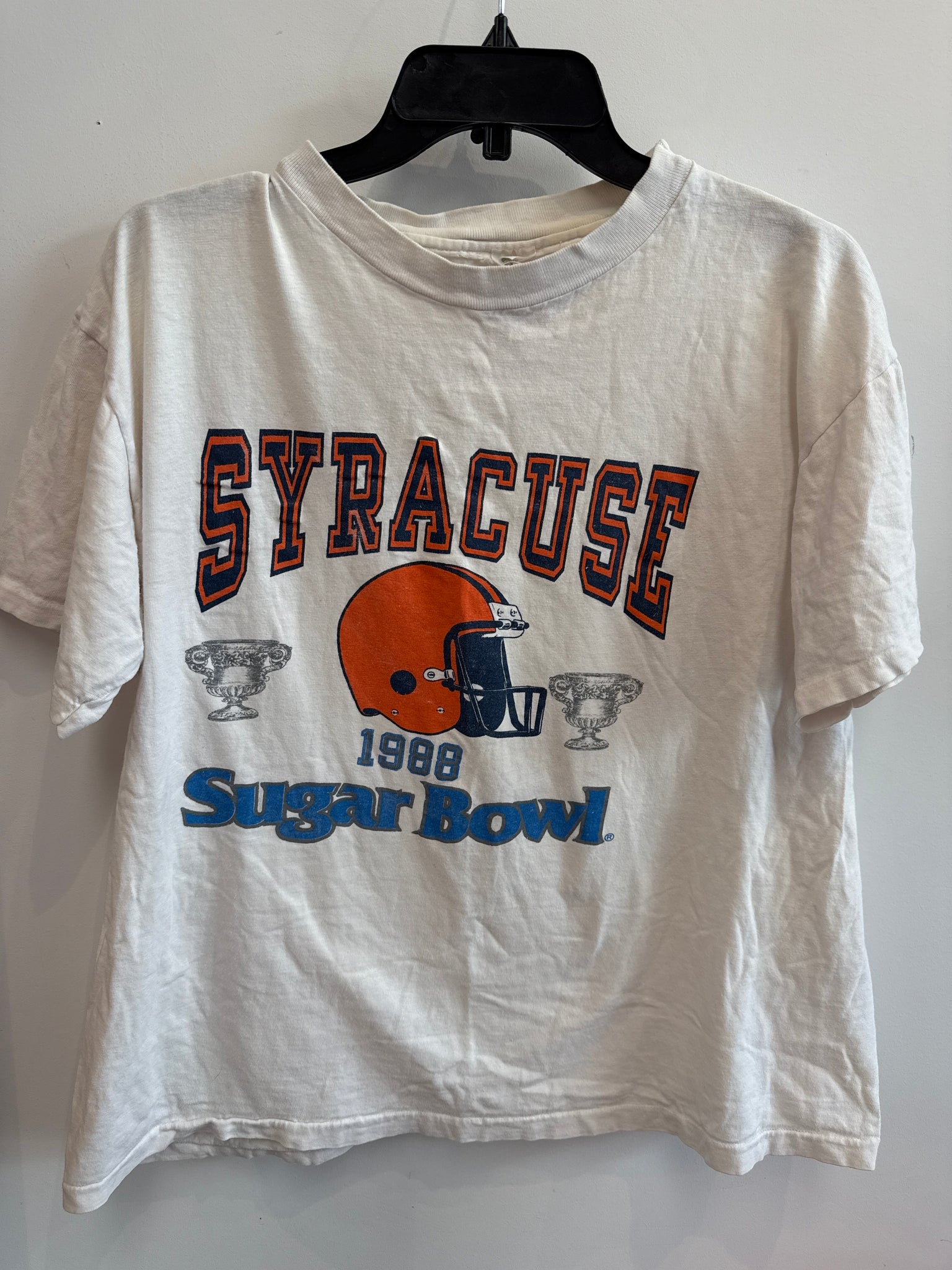 Vintage 1988 Sugar Bowl Syracuse Football T Shirt L/XL TS559