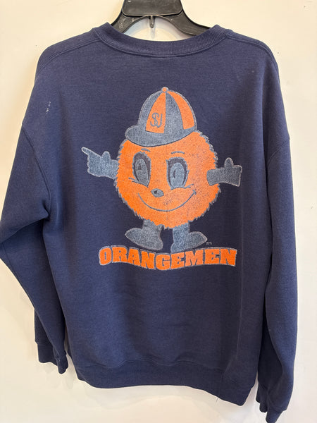 Vintage Syracuse University Double Sided Sweatshirt w/ a seal and Otto Large SS1217