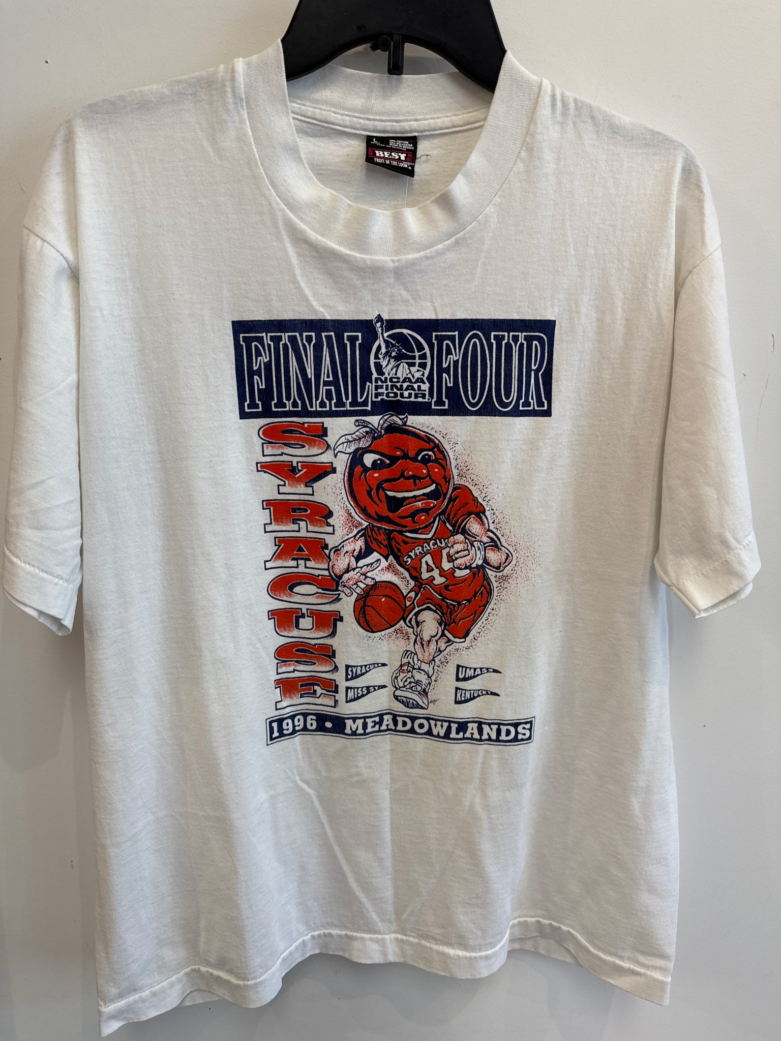 Vintage Syracuse Basketball 1996 Final Four T Shirt Large TS548