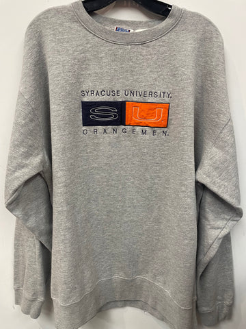 Vintage Syracuse Orangemen Gray Stitched Sweatshirt XL/XXL SS1029