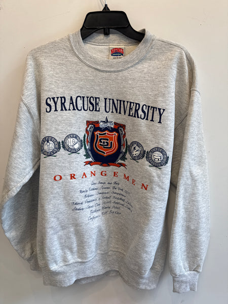 Vintage Syracuse University Crest Sweatshirt Large SS1208