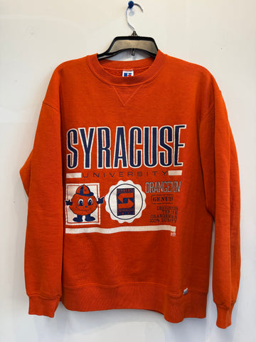 Vintage Orange Syracuse Sweatshirt XL SS1176