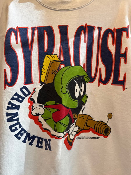 Vintage Syracuse Looney Tunes Marvin the Martian Sweatshirt XL SS1160
