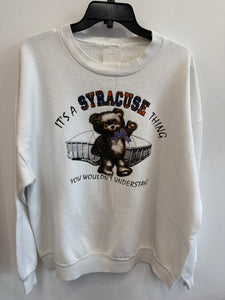 Vintage Syracuse Teddy Bear Dome Sweatshirt 2XL SS1145