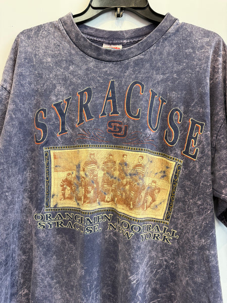 Vintage Syracuse Purplish Washed T Shirt XL TS592