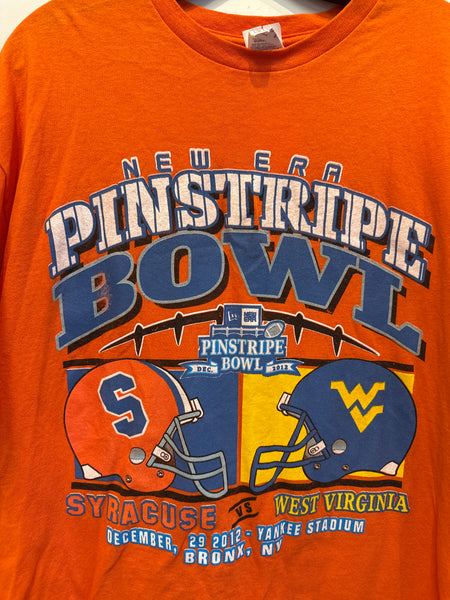 2012 Syracuse Football Pinstripe Bowl Game T Shirt XL TS602